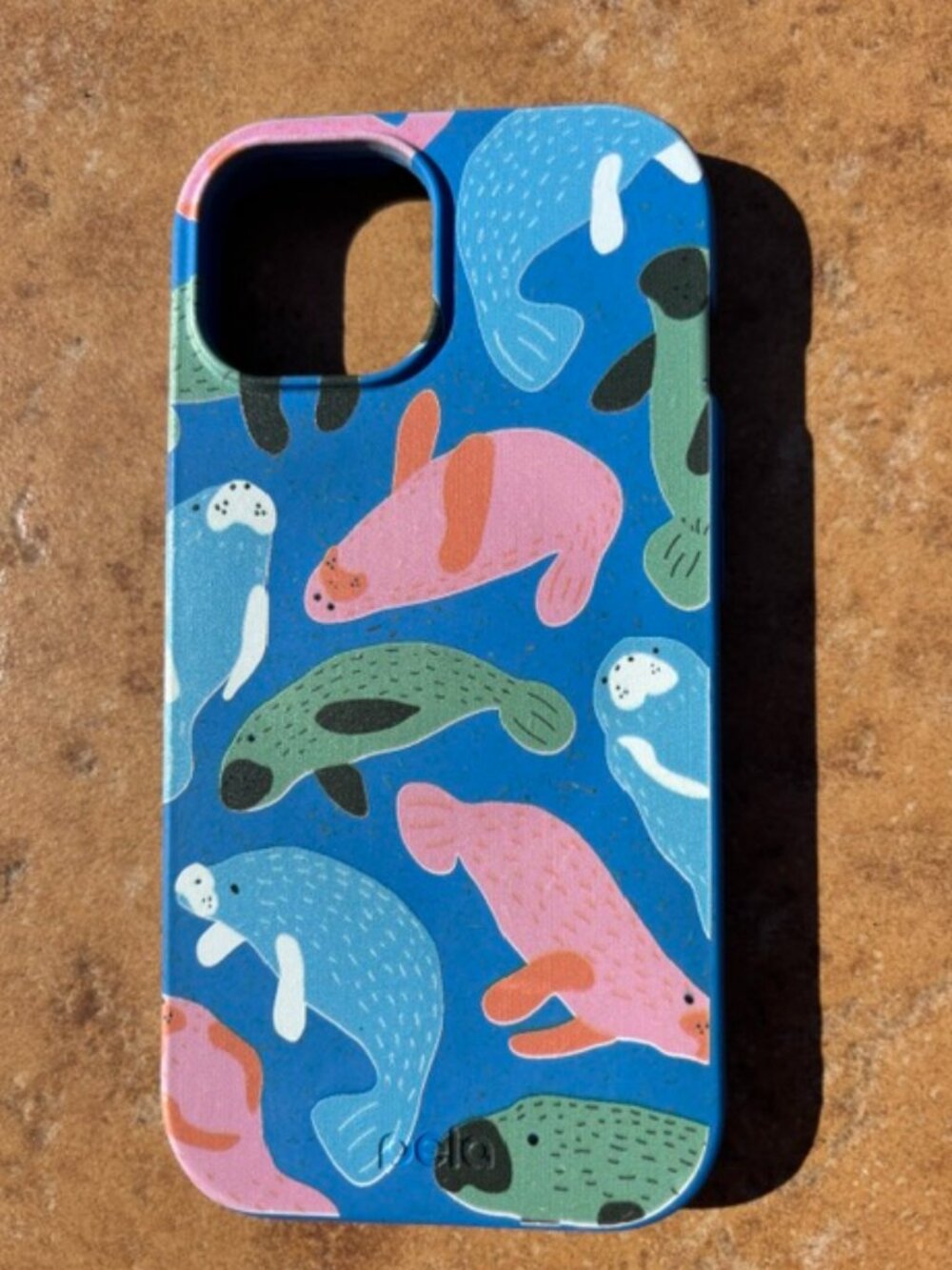 Pela iPhone 15 case-Manatees